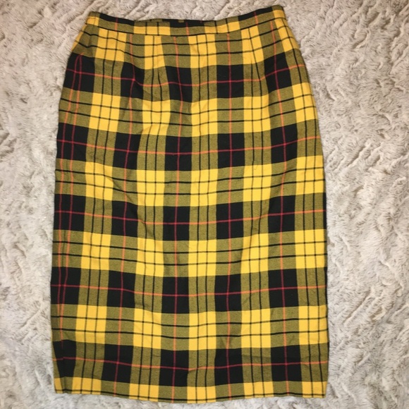 Vintage McLeod Plaid checkered Skirt 8 - Picture 3 of 7
